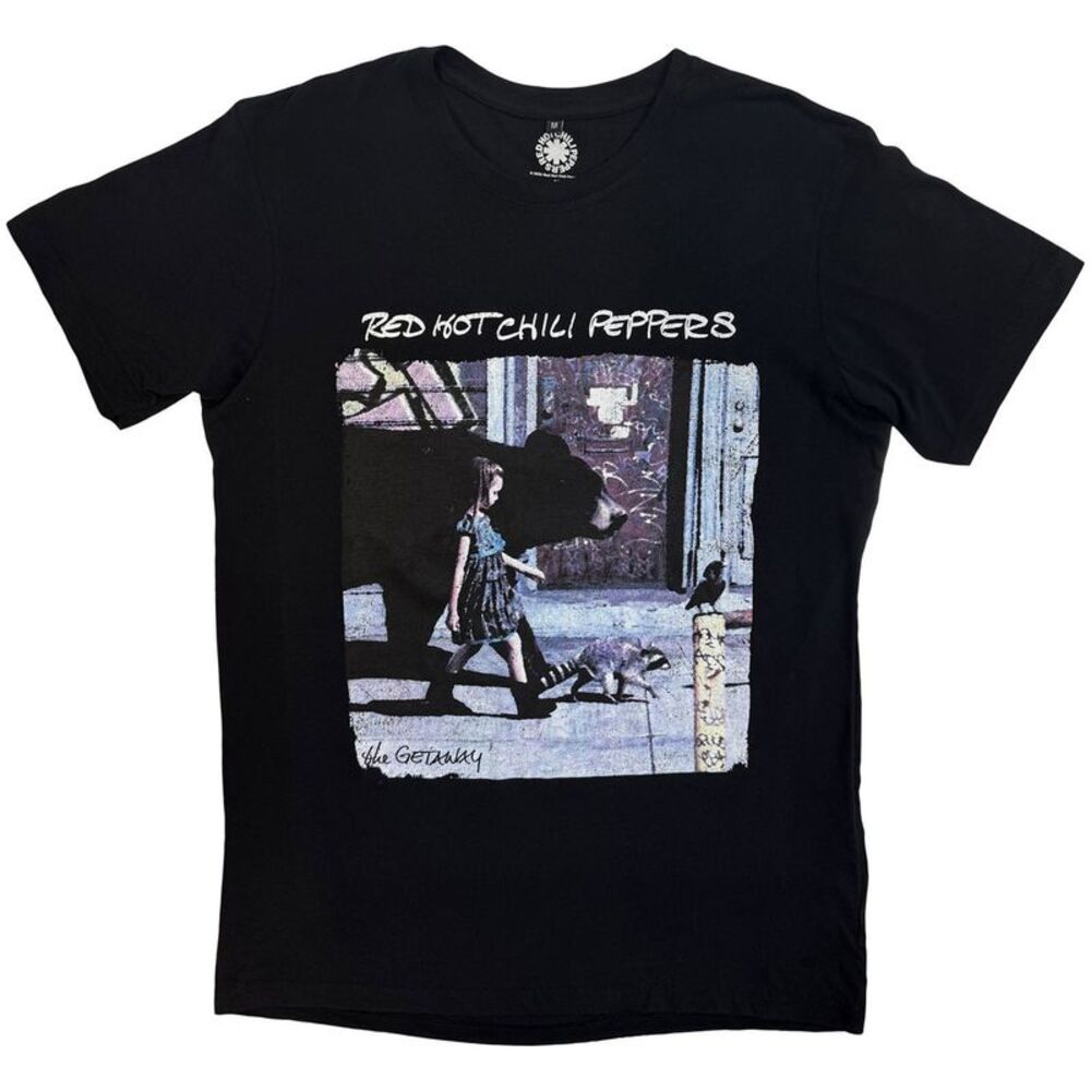 Red Hot Chili Peppers Unisex Adult The Getaway Tracklist T-Shirt / Black
